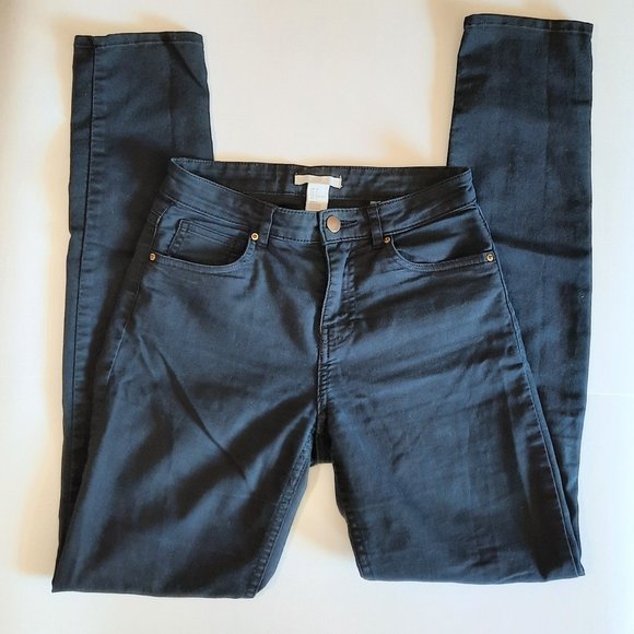 H&M: Black Women's Straight Leg Jeans - Picture 1 of 4